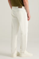 Adv Relaxed Fit Kırık Beyaz Denim Pantolon