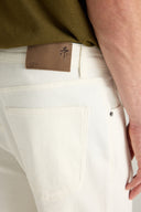 Adv Relaxed Fit Kırık Beyaz Denim Pantolon