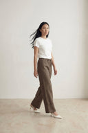 Adv Relaxed Fit Kahverengi Kadın Pantolon