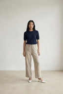 Adv Relaxed Fit Koyu Bej Kadın Pantolon