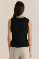 Adv Slim Fit Siyah Kadın T-shırt