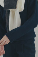 Adv Oversize Lacivert Kadın Triko